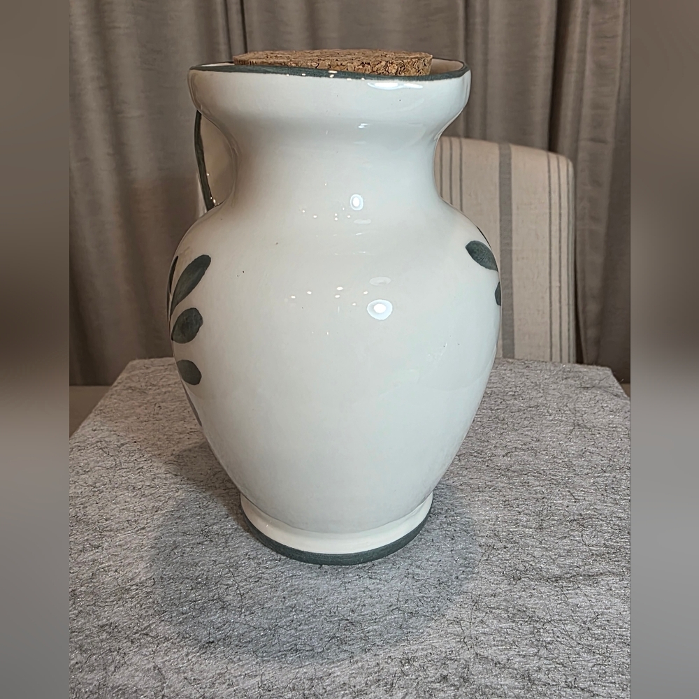 Handmade and Handpainted Italian ceramic pitcher by Fortebraccio. - Picture 3 of 10